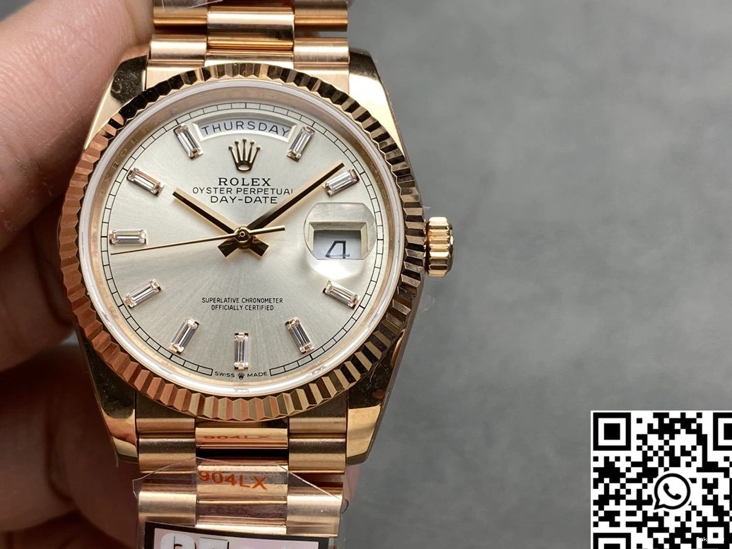 v5 Date Tungsten Silver Rose Gold QF Day Factory M228235-0004 Rolex Steel Dial 0518